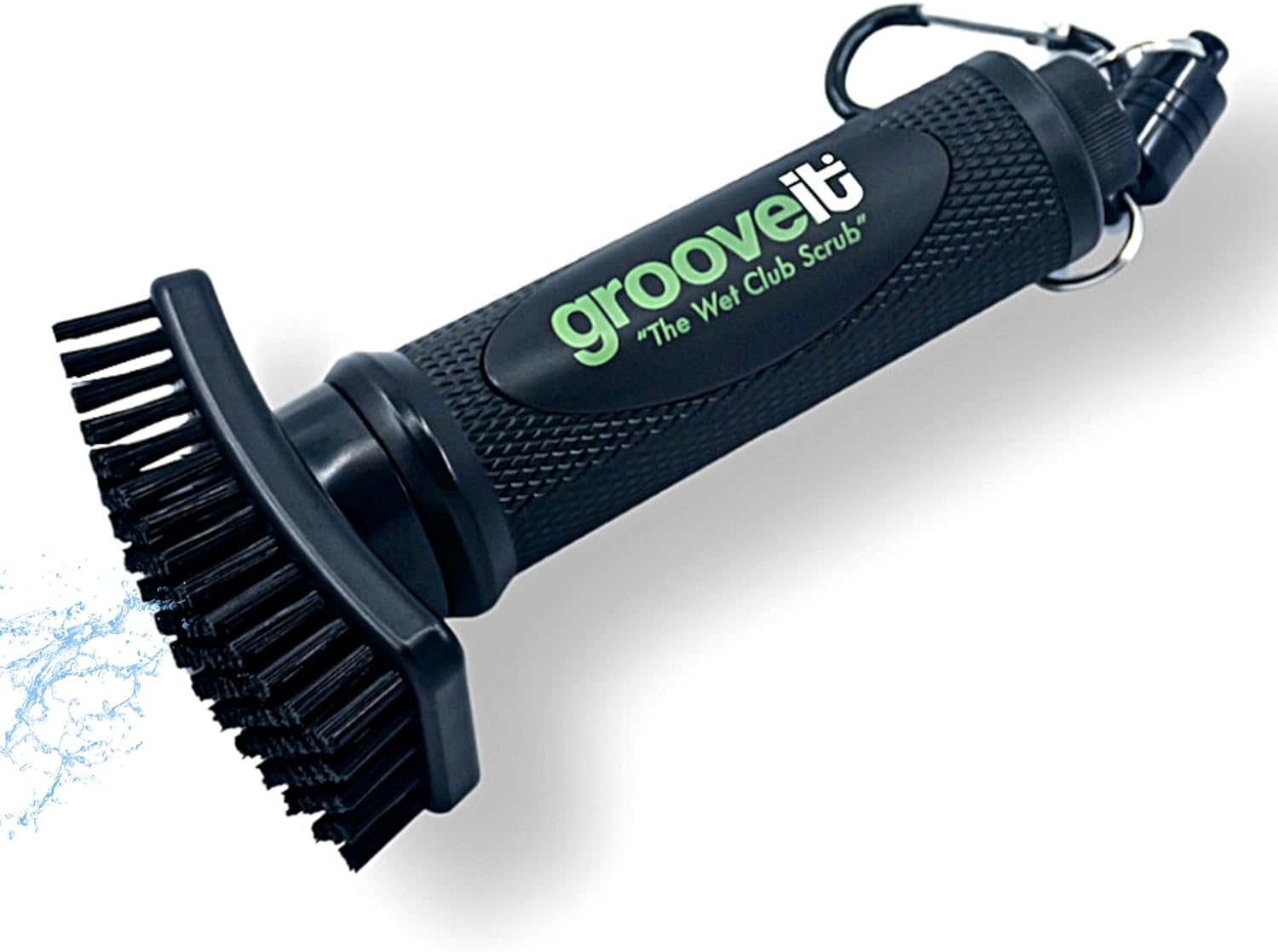 "The Wet Club Scrub Golf Water Brush - 3 Year Warranty - Anti-Leak Design - Magnetic Brush with Nylon-Bristle Head - Patented Pump for Easy Cleaning - Wide Cleaning Coverage - Long Lasting